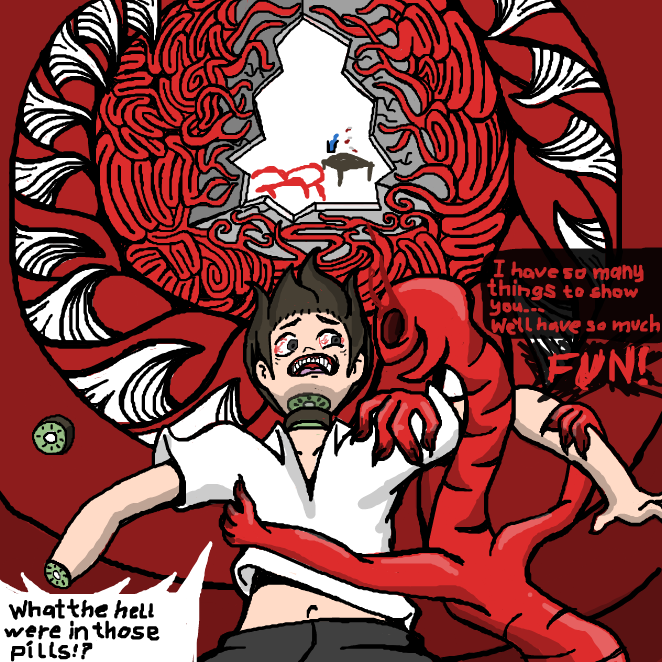 Drawing in Drug land by SeanTrunks