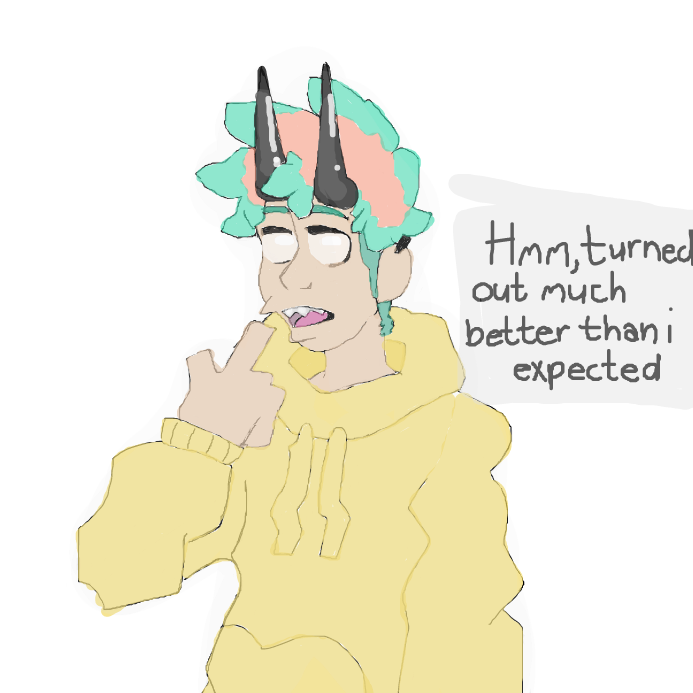 I think i did okay, i was really doubting myself at first - Online Drawing Game Comic Strip Panel by wrecktangle