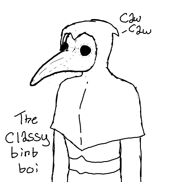 Caw Caw - Online Drawing Game Comic Strip Panel by Michael_Mayonaise