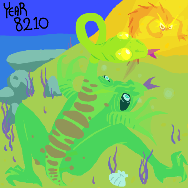 Drawing in Evolve this dude by Jyke The Person