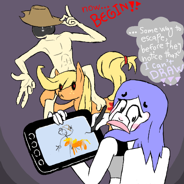 Drawing in The kidnapped girl not saved. 2 by Jyke The Person