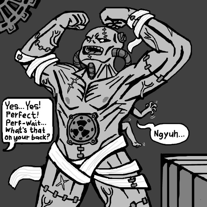 Drawing in The Mad Doc by SeanTrunks