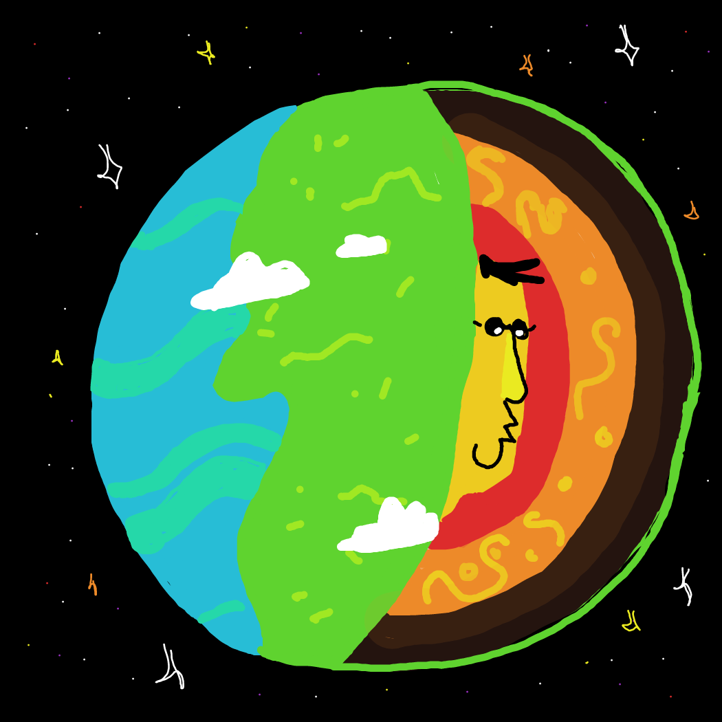 Whats at the center of a lollipop? - Online Drawing Game Comic Strip Panel by Rednightlights