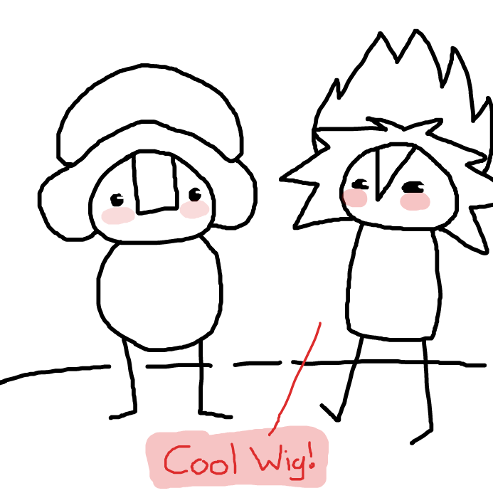 I feel like what i made the legs was actually a neck and the ground was a body, but i think i like this better xD - Online Drawing Game Comic Strip Panel by wrecktangle