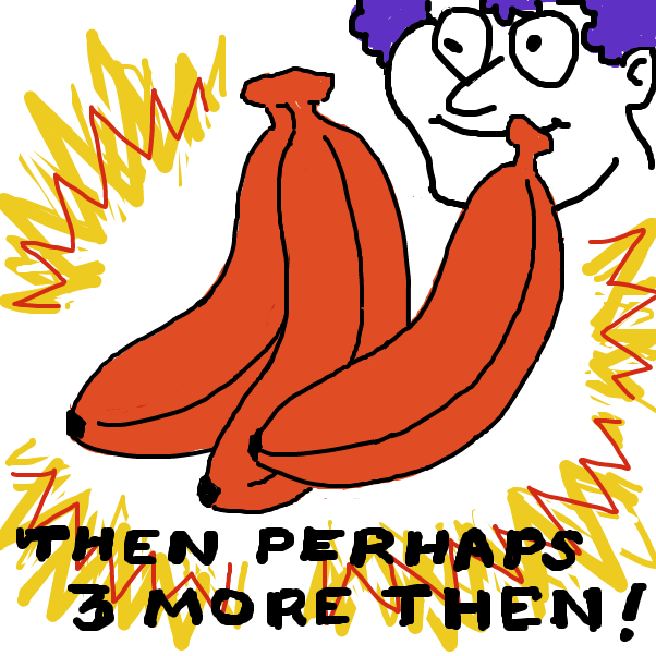 bananas - Online Drawing Game Comic Strip Panel by nooz