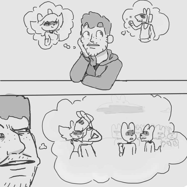  - Online Drawing Game Comic Strip Panel by Sluggishfella