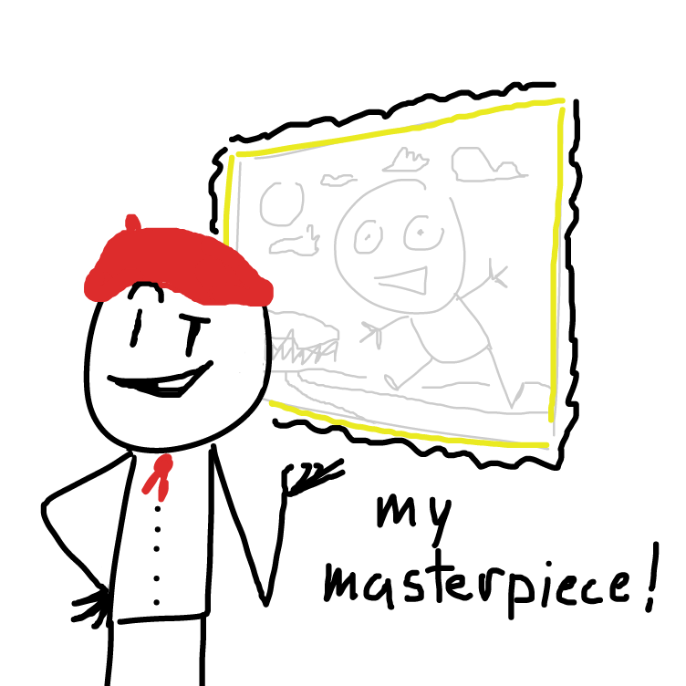 Drawing in nice painting by Voctinny