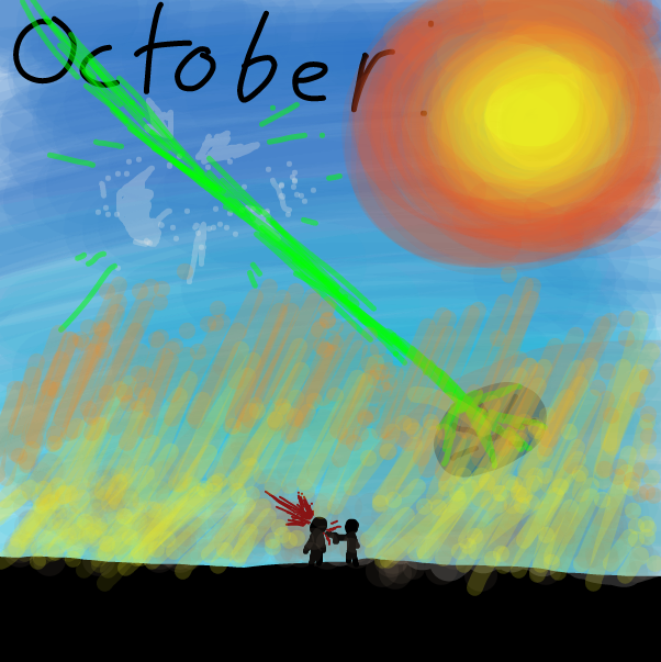 Drawing in the year by ItzAki