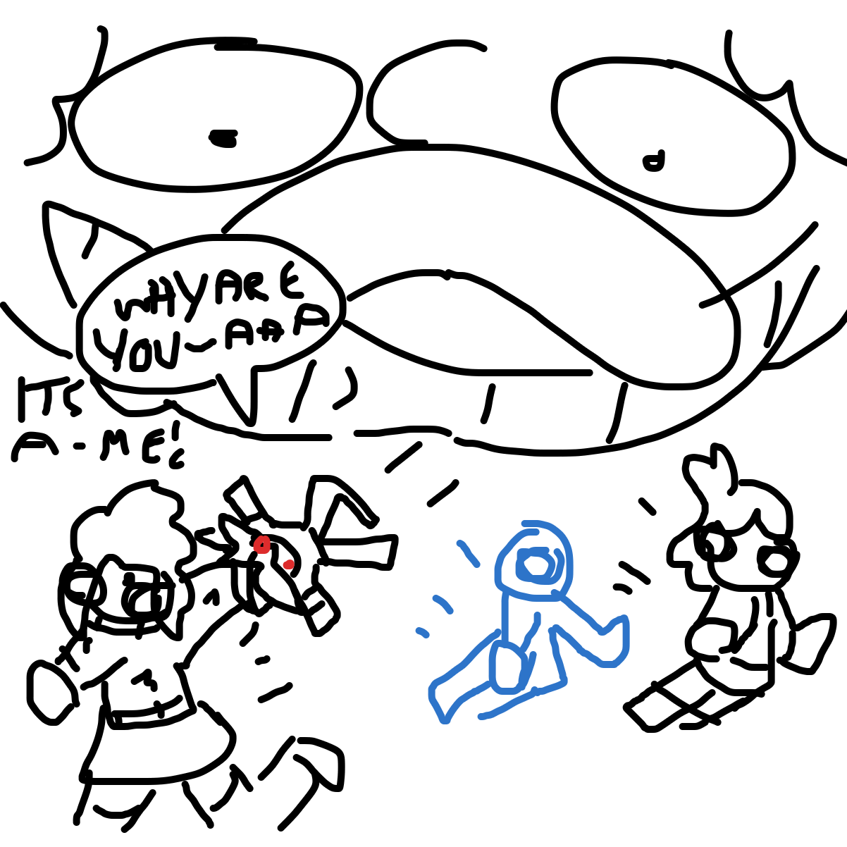 Drawing in Gotta keep up by user2948567301