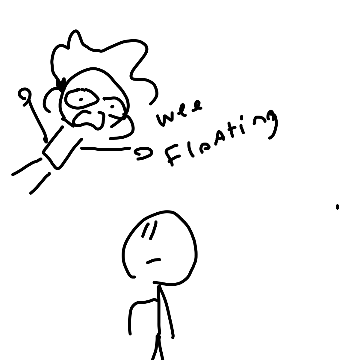 Drawing in Life in a void by EvanIsHere