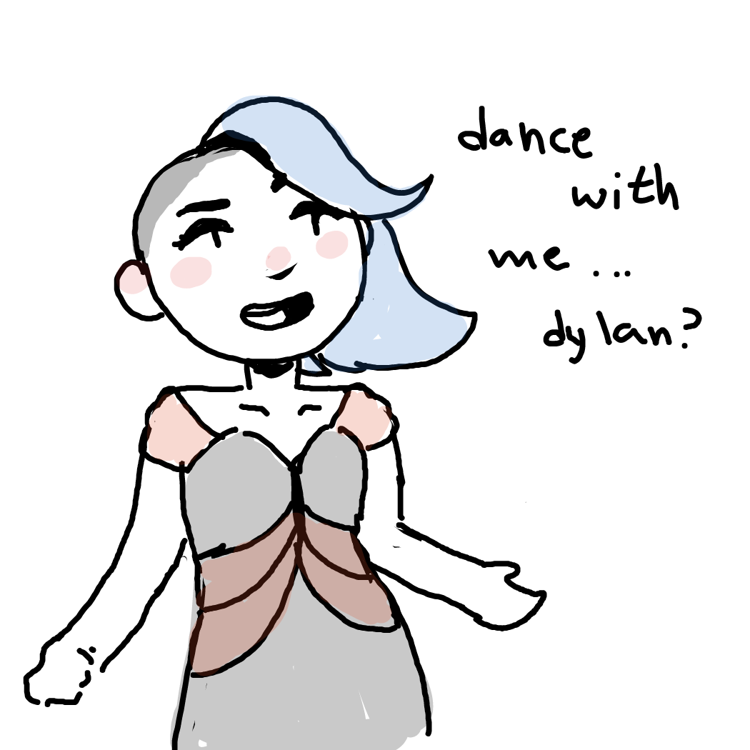 You can dance with somebody!! - Online Drawing Game Comic Strip Panel by Rednightlights