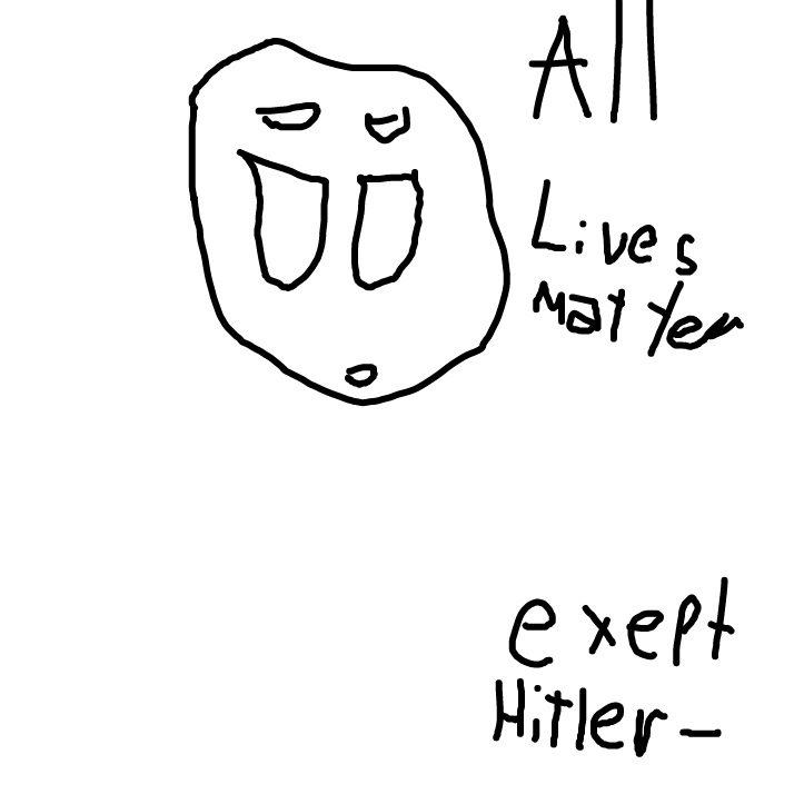 Drawing in Black Lives Matter by CHeu@2