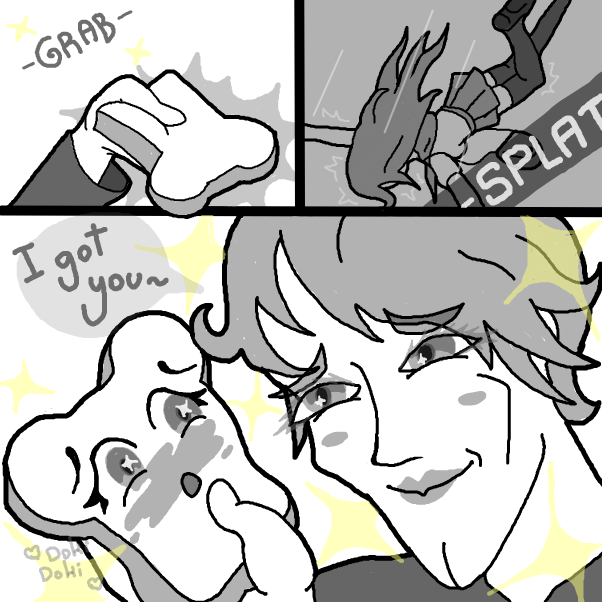 Drawing in Oh no, I’m late for school! by Jyke The Person