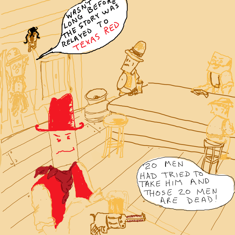 Drawing in Big Iron by dona.