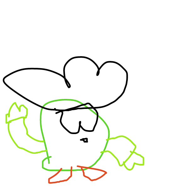 The Green Kirby and more Kirbys join in - Online Drawing Game Comic Strip Panel by HappySquid