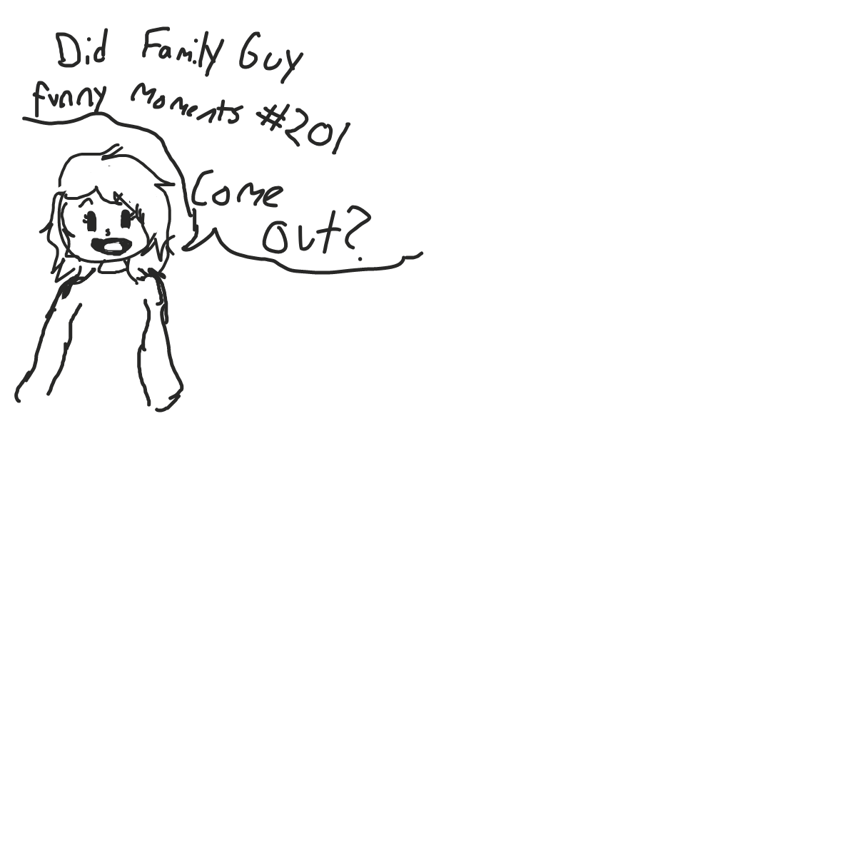 sorry for my bad hand writing omg - Online Drawing Game Comic Strip Panel by SoupDuck