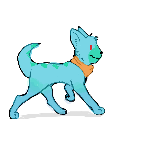 Oops i suck at drawing quadruped things... oh well
Prompt: Draw yourself or another artist as a cat! - Online Drawing Game Comic Strip Panel by Sluggishfella