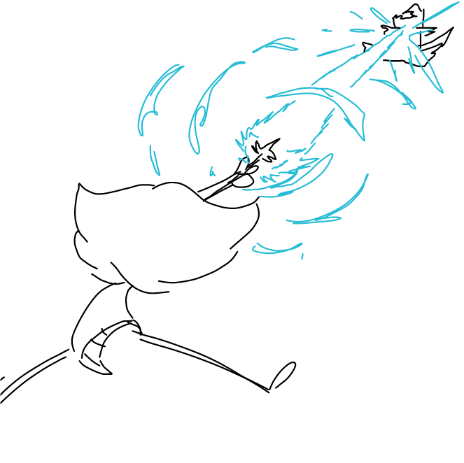 Drawing in RUNNING OUT OF TIME 2: ELECTRIC BOOGALOO by Sasha_Cakes