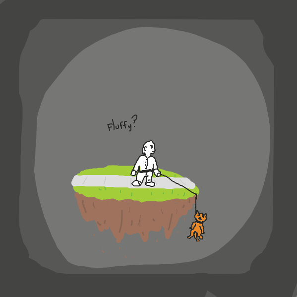 Drawing in dogwalker by Captain Fetus