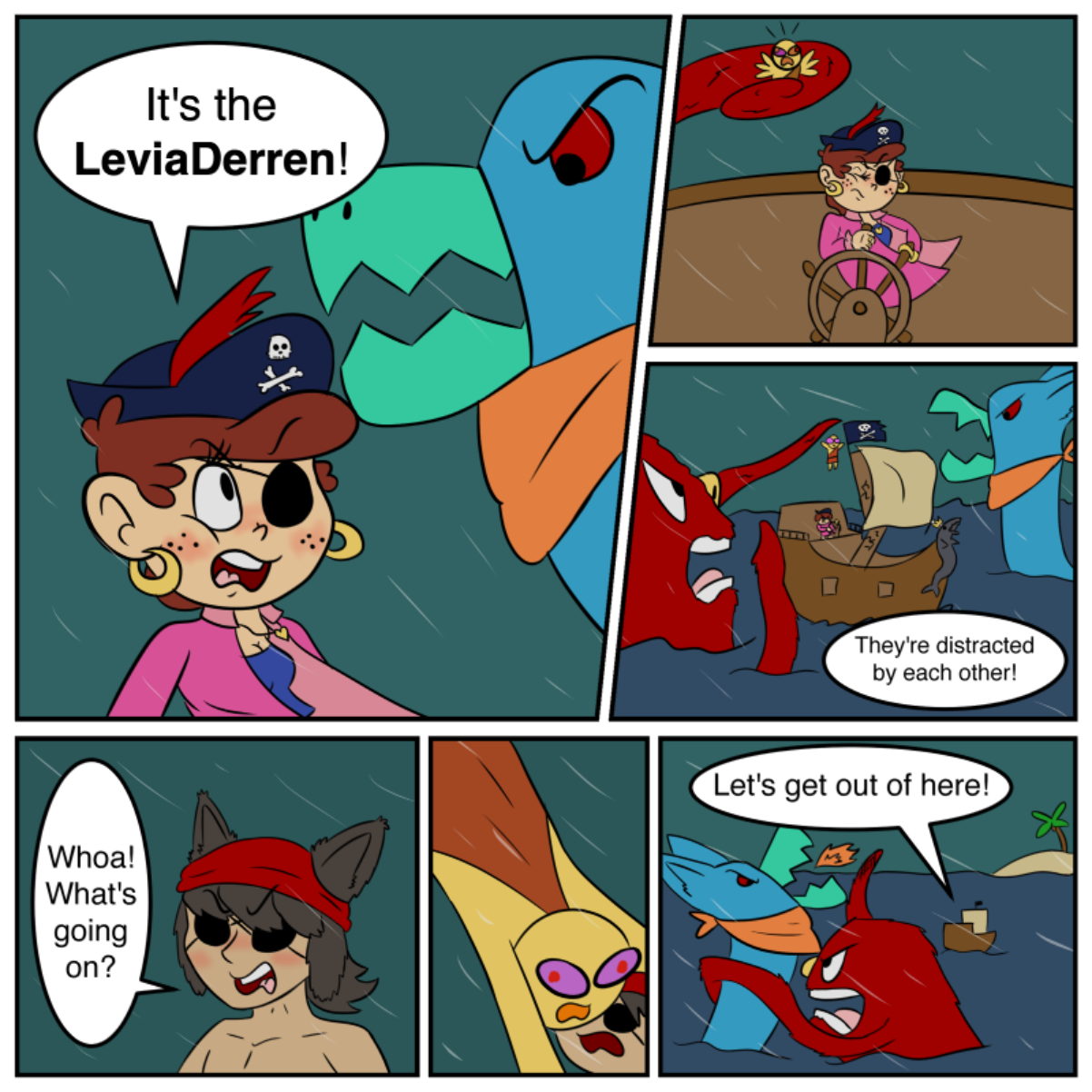  - Online Drawing Game Comic Strip Panel by CherryFlavored