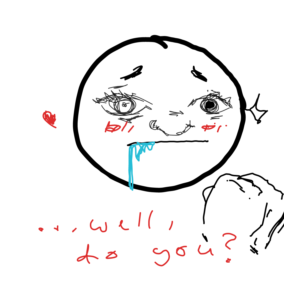 Drawing in Do you believe in love? by Lads