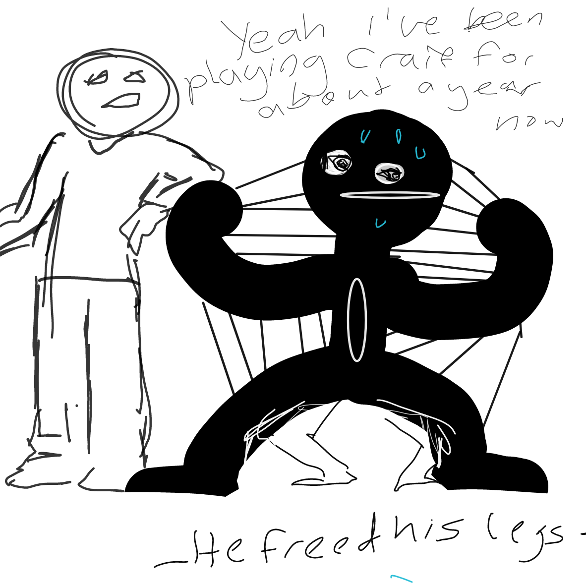 Drawing in Craif by Lads