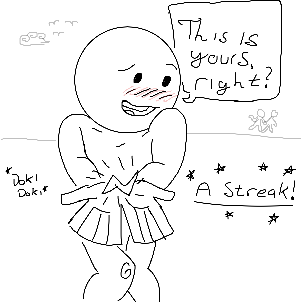  - Online Drawing Game Comic Strip Panel by CherryFlavored