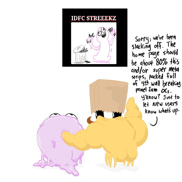  - Online Drawing Game Comic Strip Panel by Wizard Croissant