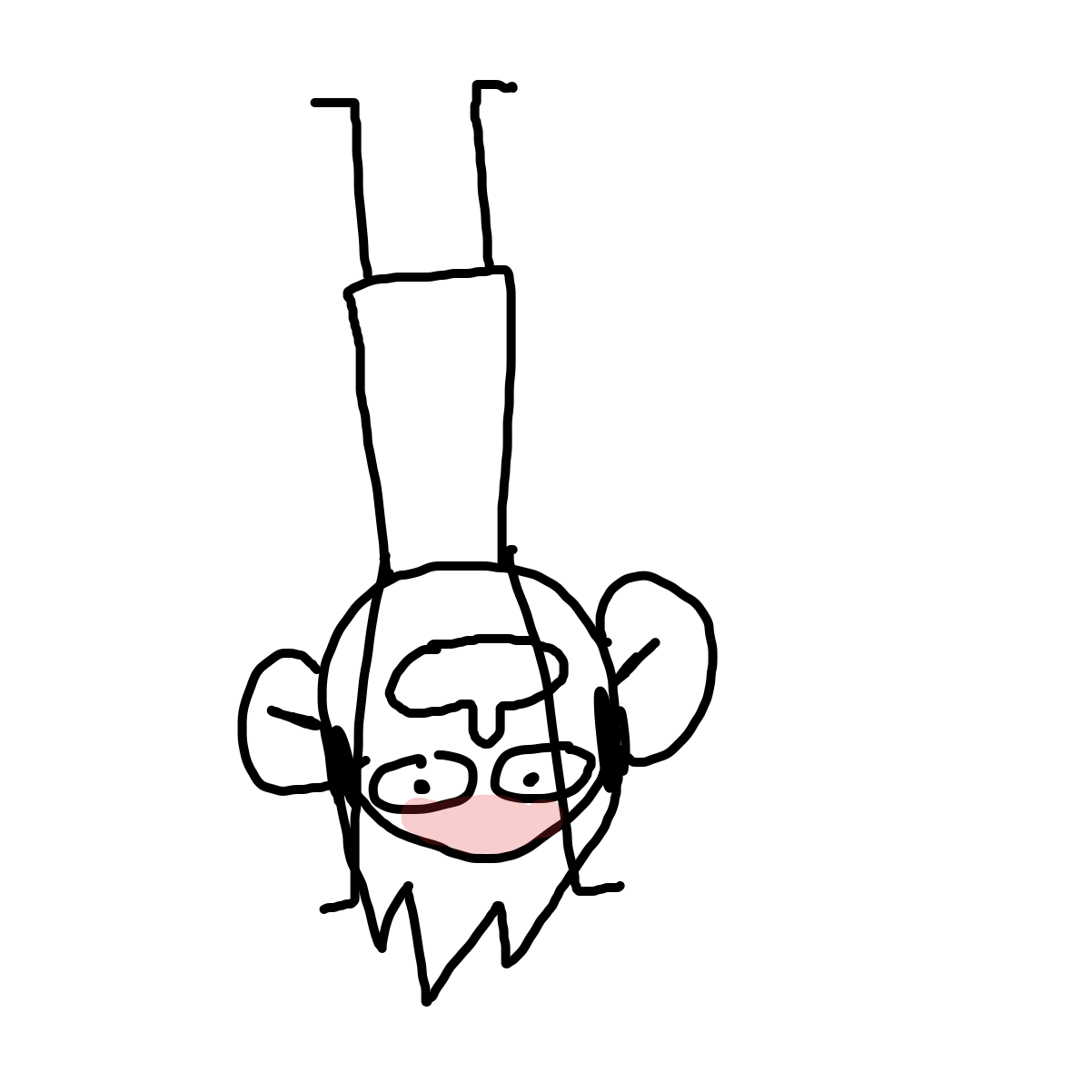 Drawing in I Handstand  by EvanIsHere