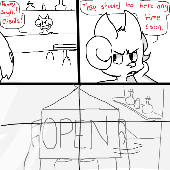  - Online Drawing Game Comic Strip Panel by Sluggishfella
