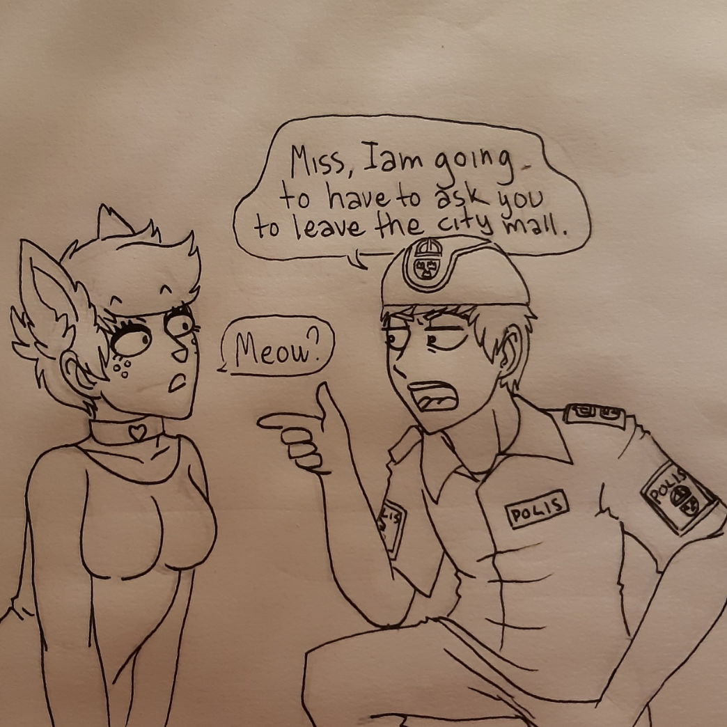 Drawing in Meow by Nephtys