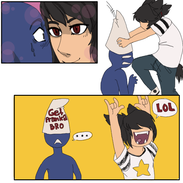  - Online Drawing Game Comic Strip Panel by Nephtys