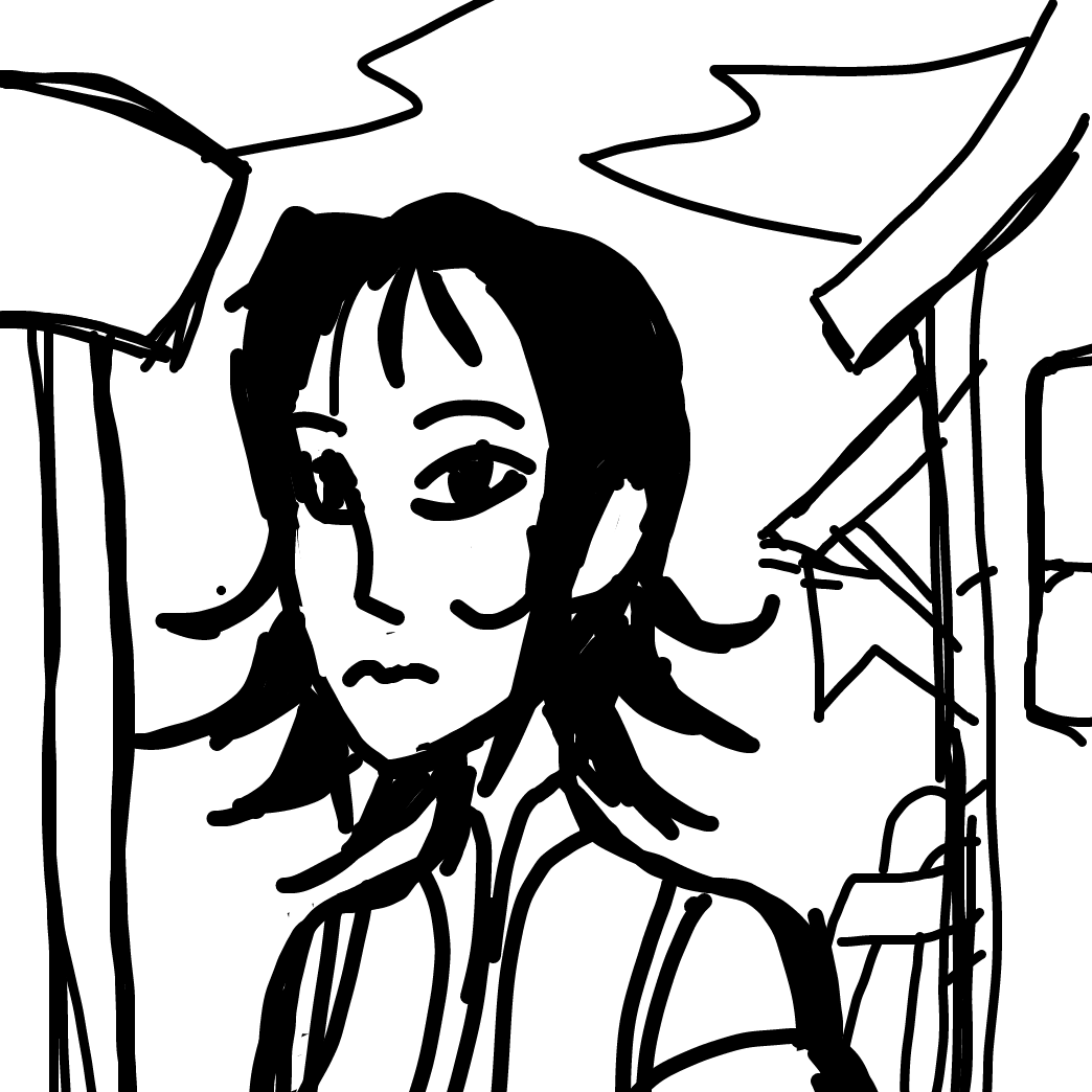 I did a phone drawing since I'm away from home right now. - Online Drawing Game Comic Strip Panel by SeanTrunks