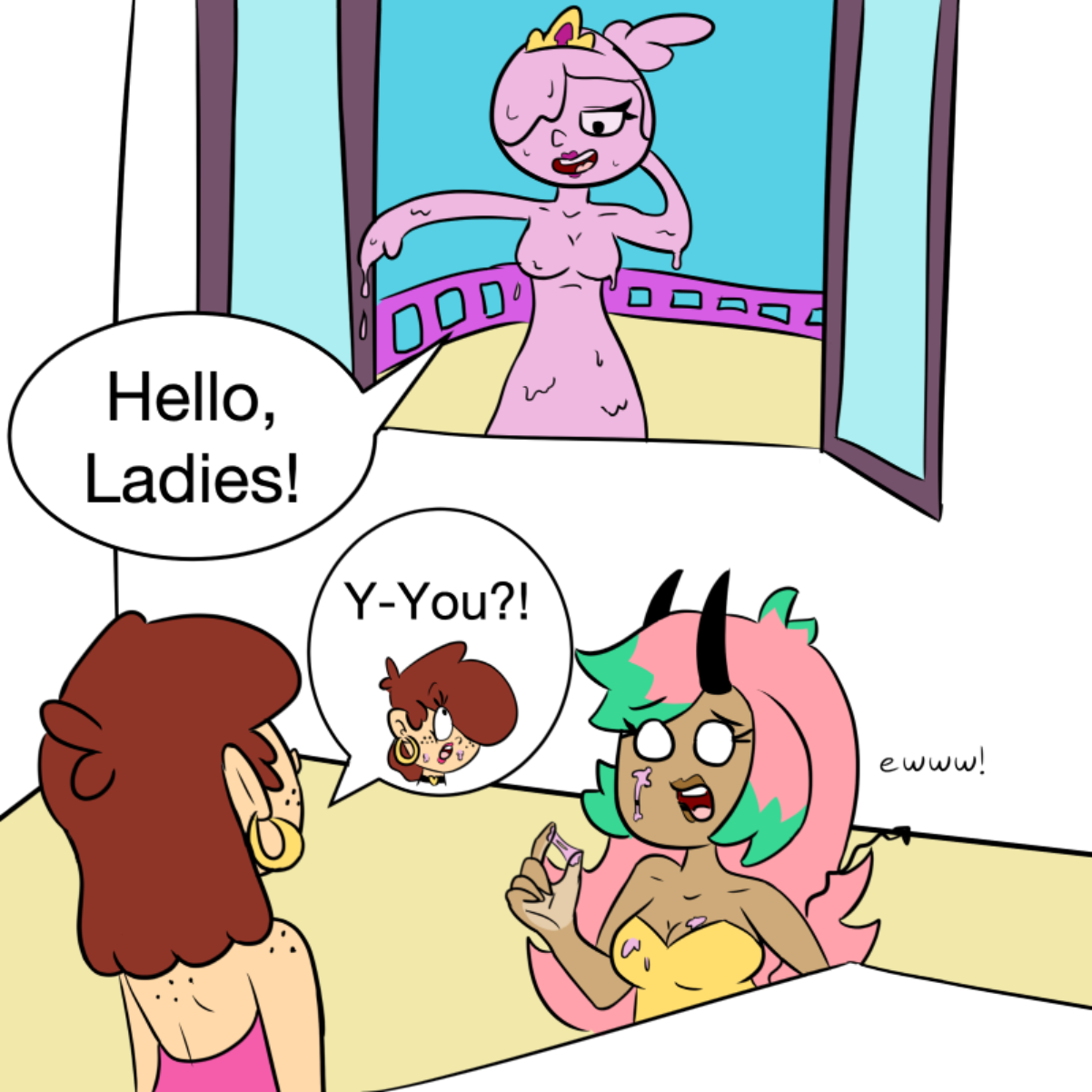  - Online Drawing Game Comic Strip Panel by CherryFlavored