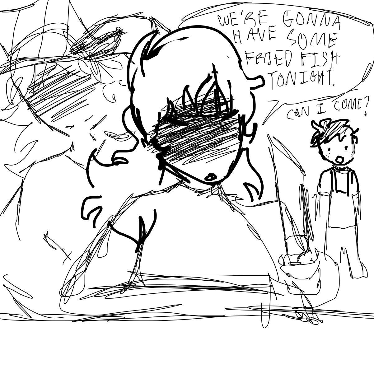 Drawing in dio turns into a mermaid by kumatora