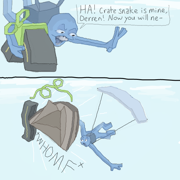 Drawing in Falling by Chepley