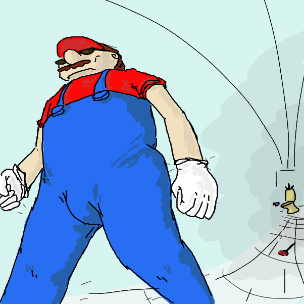 Drawing in The True Hero of the Proletariat by Robro