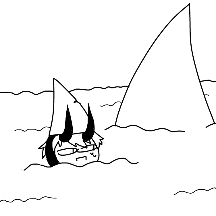 Drawing in Swim by SSR scorpia