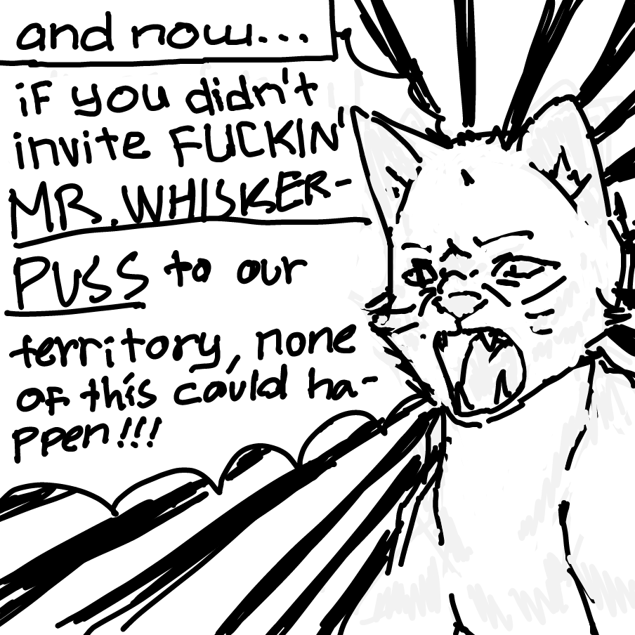 Drawing in The cat days by unyu