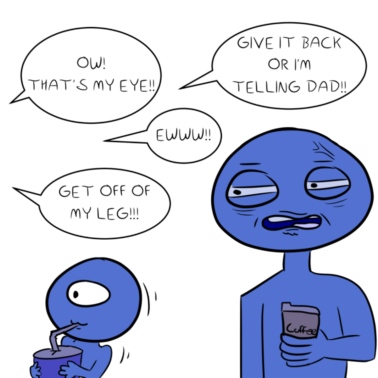  - Online Drawing Game Comic Strip Panel by CherryFlavored