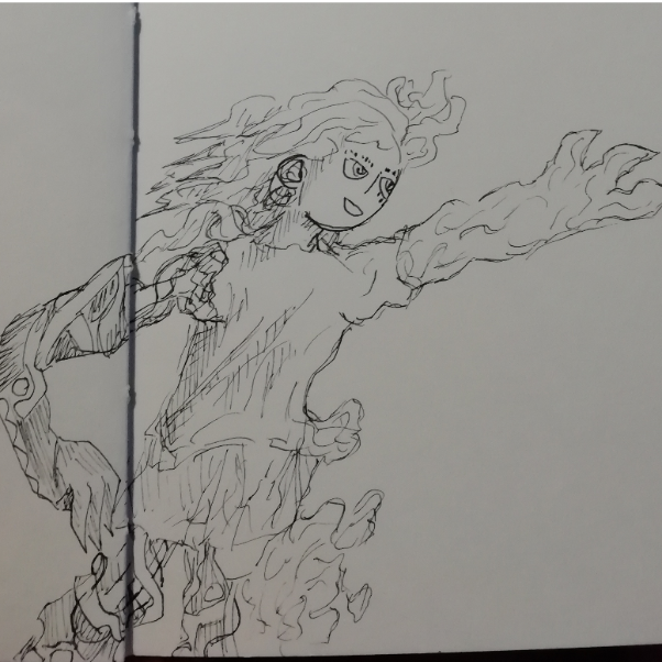 Drawing in Traditional  by Robro