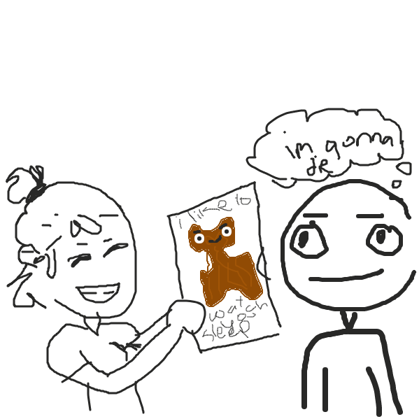 Drawing in bueno by CreepyFlower