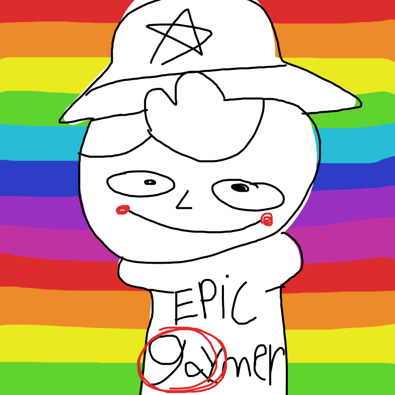 Am much very gay - Online Drawing Game Comic Strip Panel by thePlopper