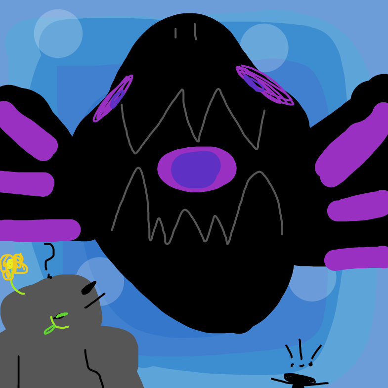 Holy frick it's the ender dragon! - Online Drawing Game Comic Strip Panel by thePlopper