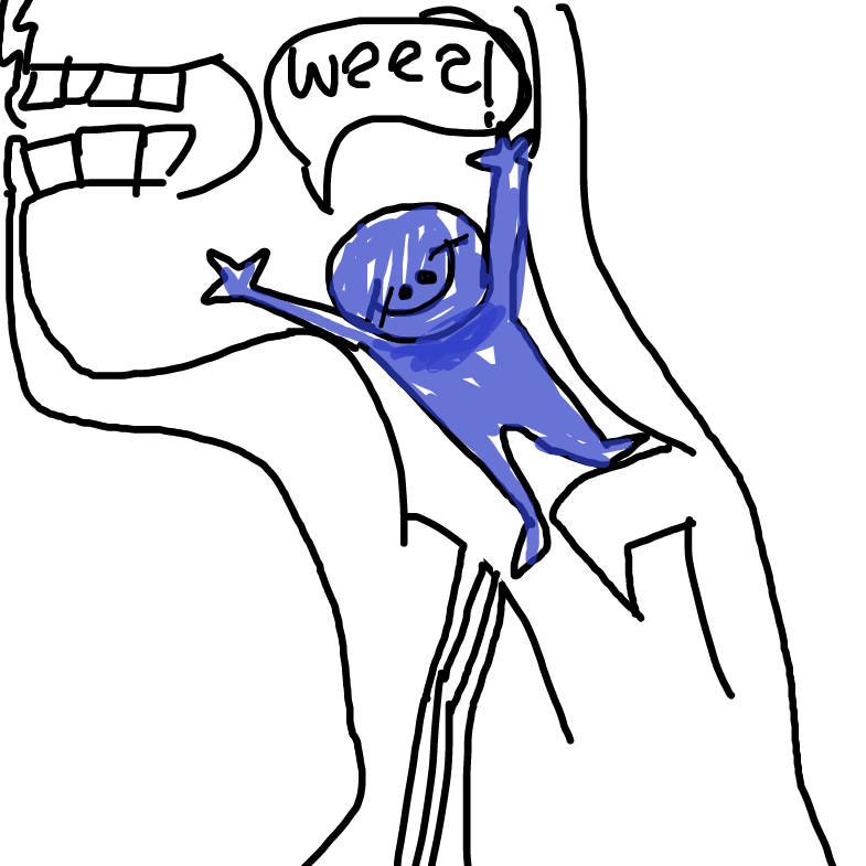 He slipped - Online Drawing Game Comic Strip Panel by thePlopper