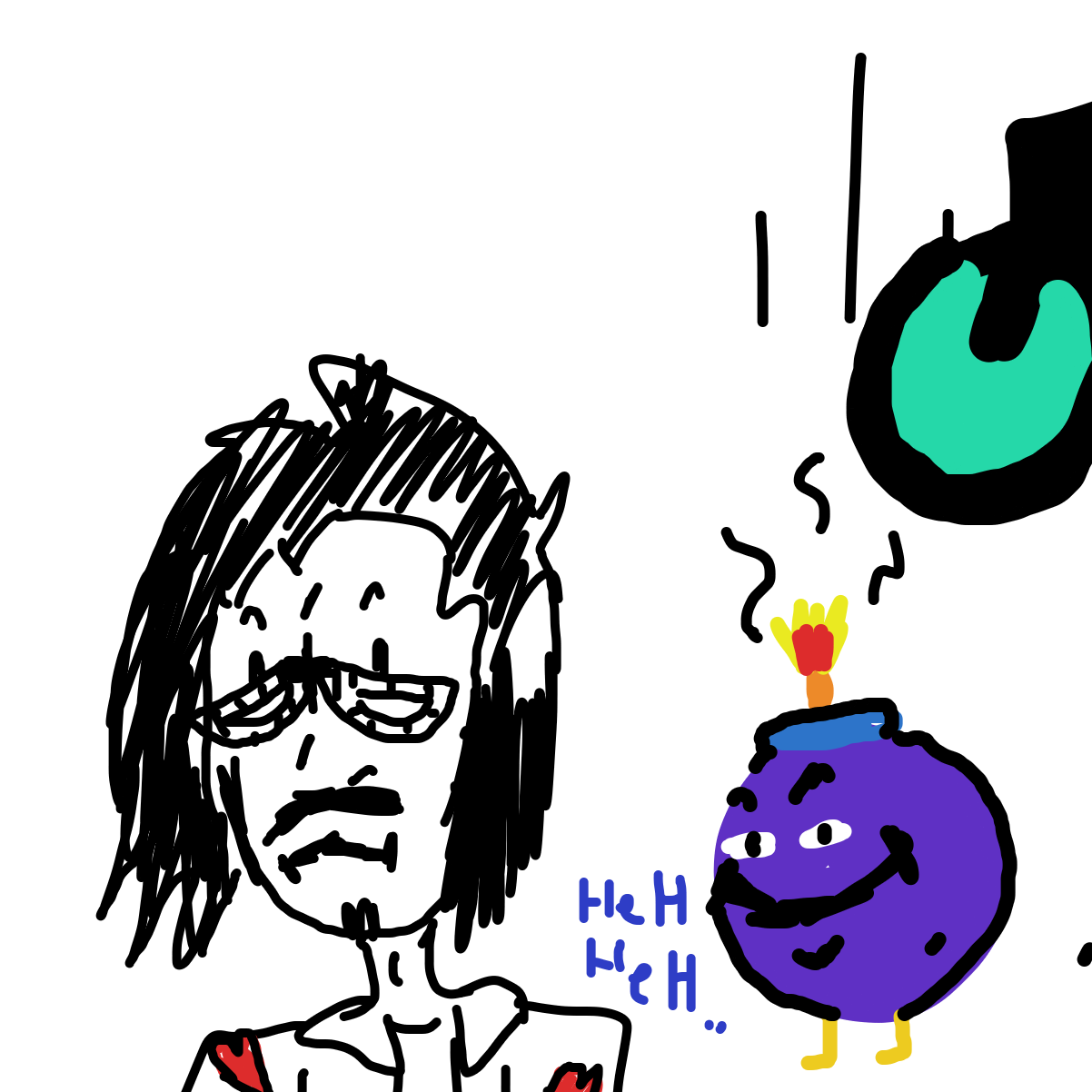 Drawing in The Mouth of The South by EvanIsHere