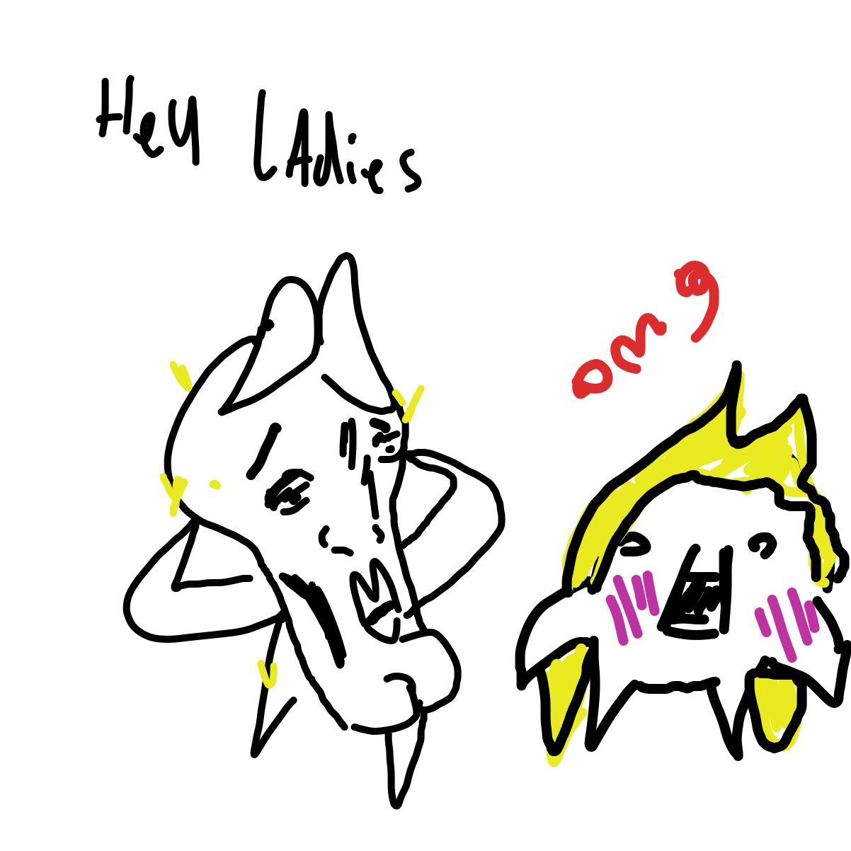 Drawing in I is ok by EvanIsHere