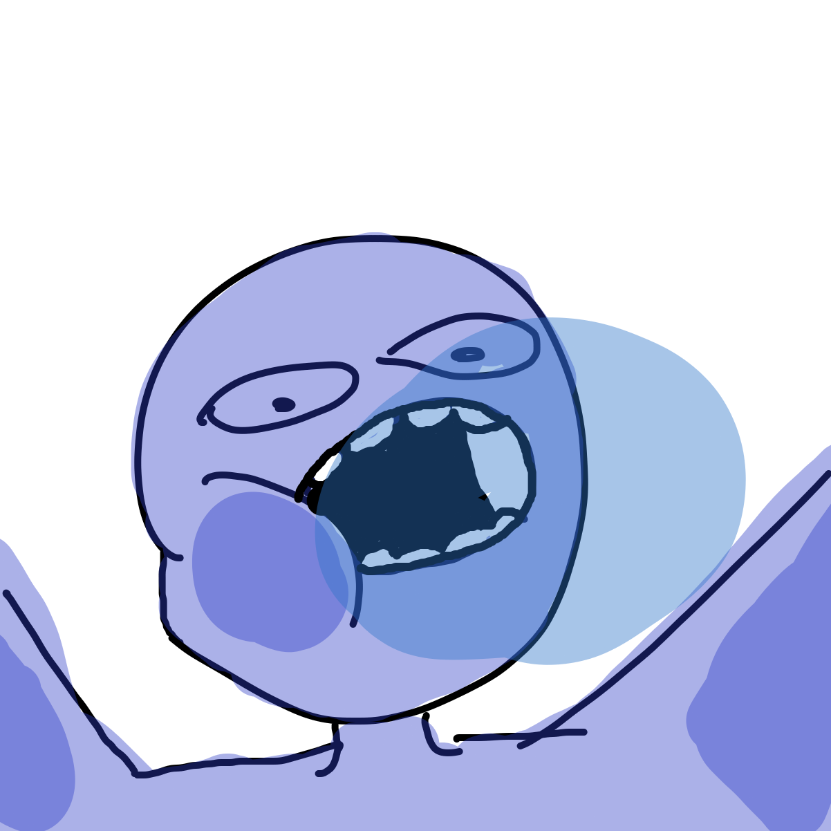 Drawing in Against the Glass by EvanIsHere