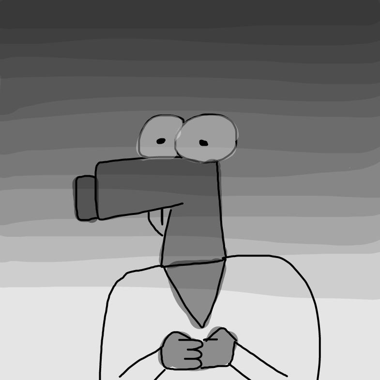 Gun face - Online Drawing Game Comic Strip Panel by thePlopper