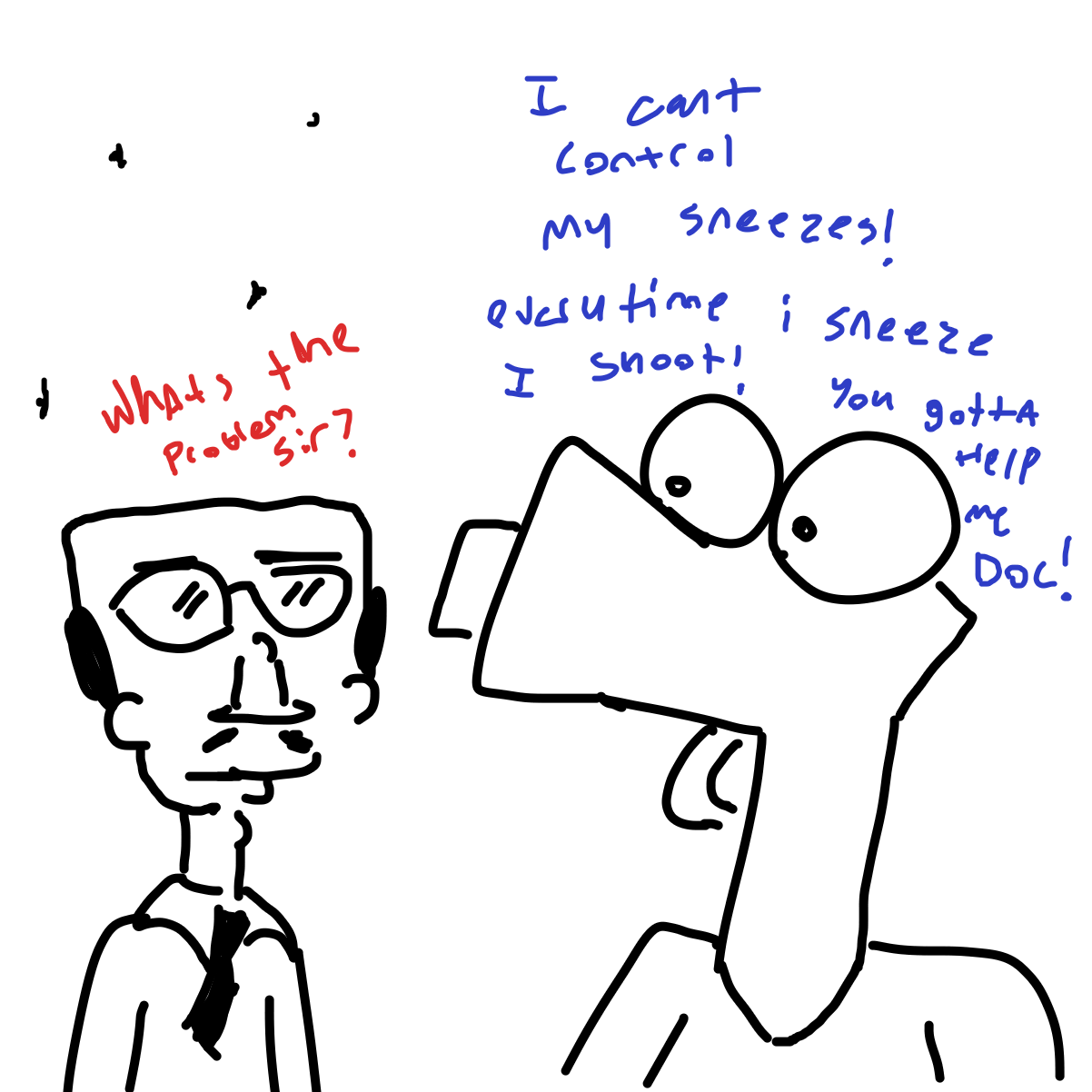 Drawing in Shoot face by EvanIsHere